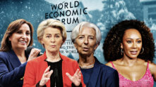 Las mujeres que acuden a Davos