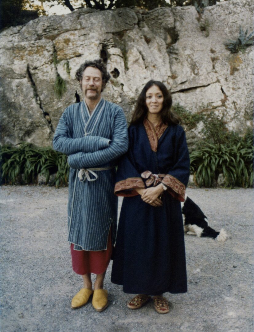 Yannick y Ben Jakober en el año de su boda en Tlalpán, Mexico. Foto tomada en Mortixt, 1972