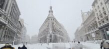 Nieve en la ciudad de Madrid - Sociedad