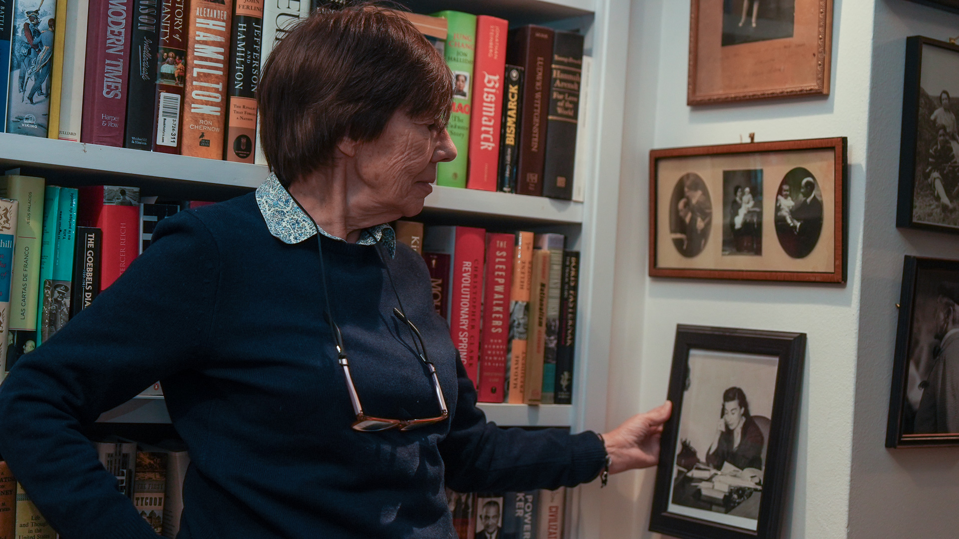 Inés Argüelles, en su casa.