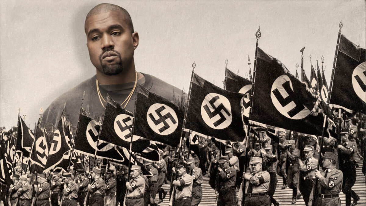 Kanye West, desatado: se declara nazi y vende una camiseta con una esvástica