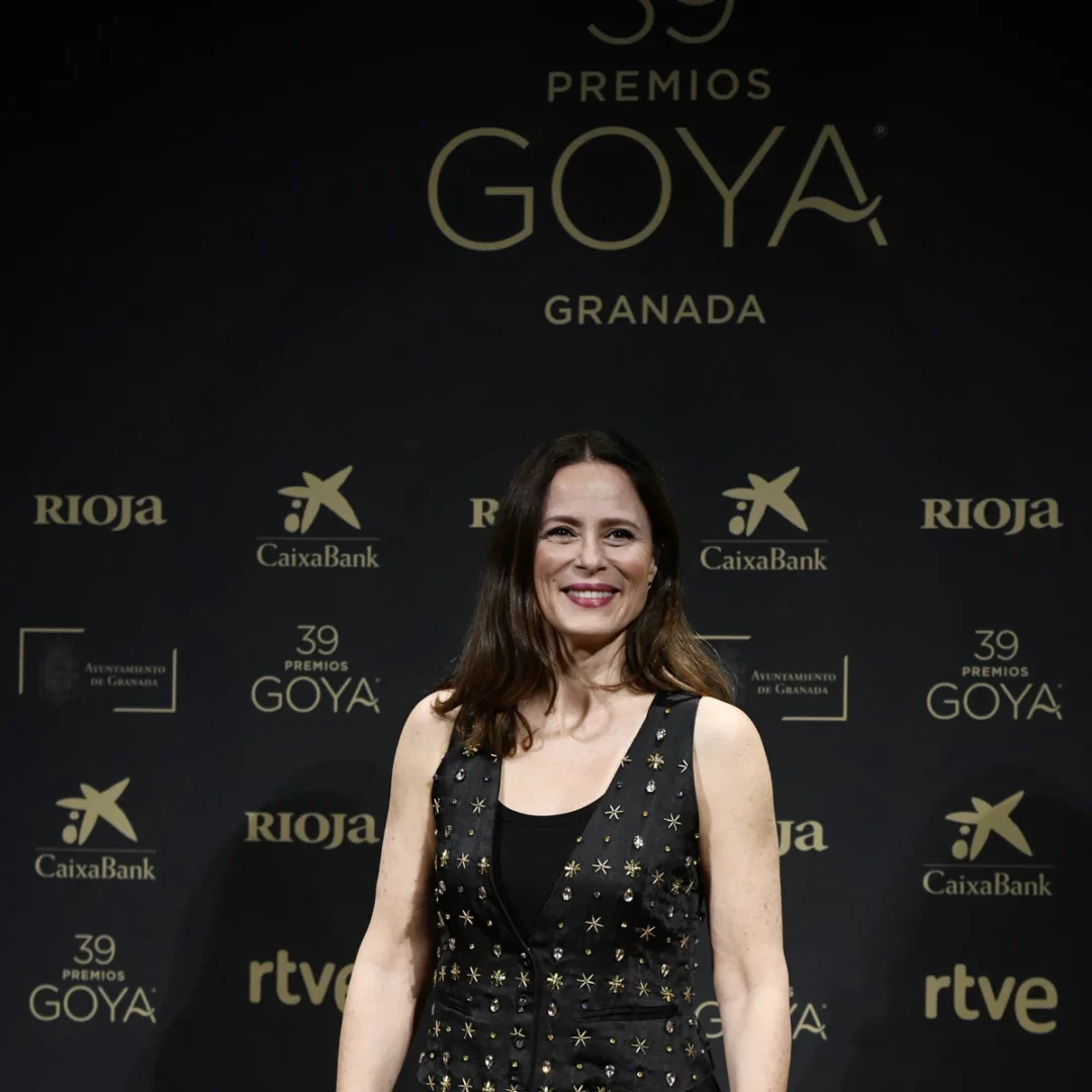 Aitana Sánchez-Gijón, en la rueda de prensa en la que se anunció que recibiría el premio Goya de Honor 2025