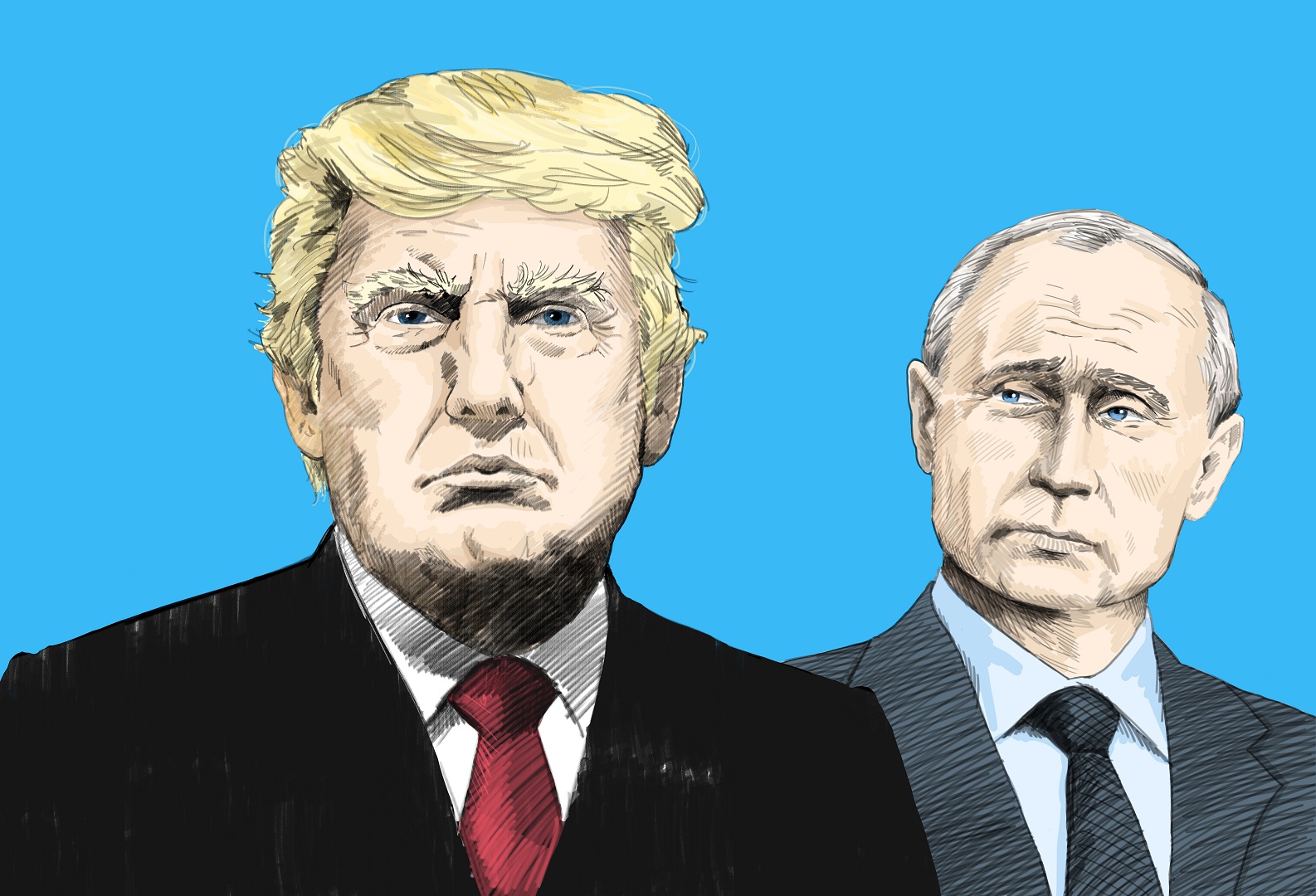 Donald Trump y Vladimir Putin - Internacional