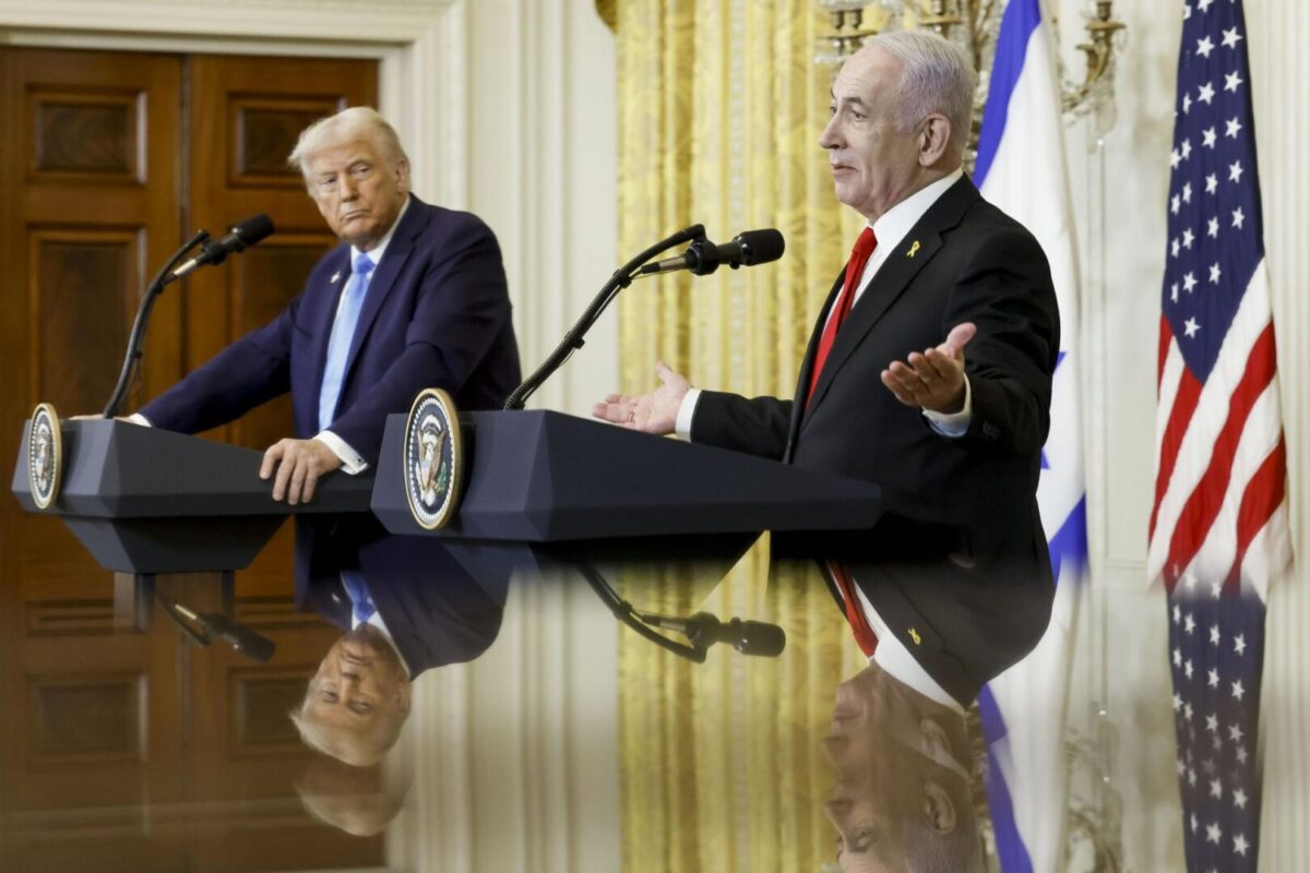 Donald Trump y Benjamin Netanyahu