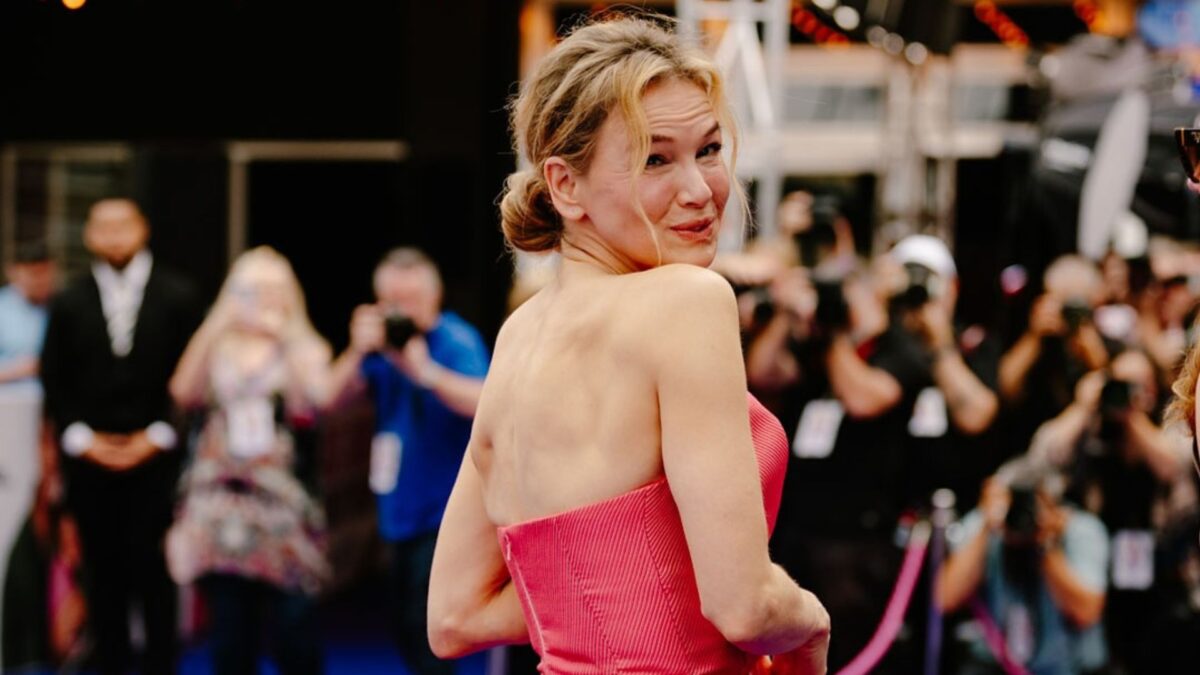 Renée Zellweger durante la promoción de 'Bridget Jones: Loca por él'